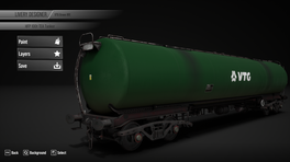 VTG Rail Green TEA Wagon Livery