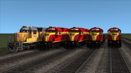 Florida East Coast EMD SD40-2s (SS/JR)
