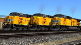 UP AC4400CW Clean + Searchlight Simulations Headlight Flare Upgrade 