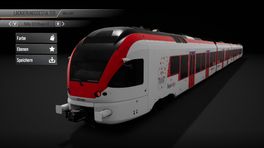 RABe 523 IN ROT REGIO ALP Lackierung