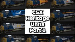 CSX Heritage Pack For Cajon Pass ES44C4 (PART 1)
