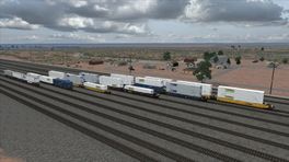 Modern BNSF Z Train Containers