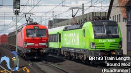 (Belle) BR 193 'Vectron' Train Length Sound Replacement (Road Runner)