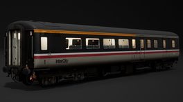 Mk2d BFK in Intercity Livery