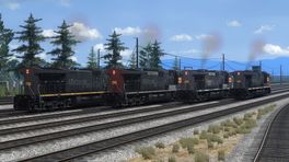 UP C44-9W Ex-SP Repaint Pack
