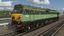 Class 50 D444 'Exeter' in Two-tone Green and BR Blue with animated headcodes