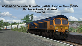 6D63 08:00 Doncaster Down Decoy GBRf - Rylstone Tilcon (GBRf)
