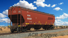 SOXX Ex-BNSF Gunderson 5188 Hopper 484562-484605 