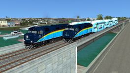 Tri Rail F40PH-3Cs 810 and 811 with Light Enhancement