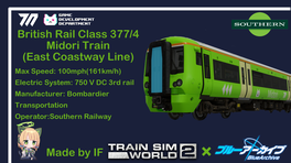 Class 377 Midori Train (Blue Archive)(East Coastway Line)
