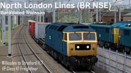 Willesden to Stratford - Class 47 FreightLiner - BR Blue