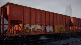TSW2 Amtrak MOW Hopper