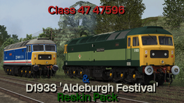 Class 47 47596 / D1933 'Aldeburgh Festival' | Reskin Pack