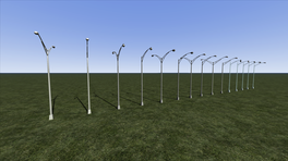 BDW Streetlight Pack #1 (Metal)
