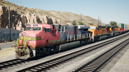 Cajon Pass ES44C4 ATSF Warbonnet