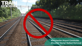 Manchester Airport Commuter Shoulder 'Hump' Ballast Removal