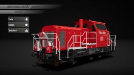 Vossloh G6 in der roten DB lackierung