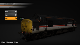 Class 37 in InterCity Swallow livery