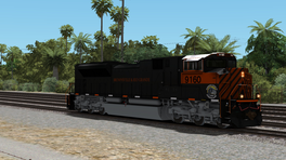 Brownsville & Rio Grande  TruRail SD70Ace