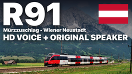 R91 Mürzzuschlag - Wiener Neustadt ORIGINAL SPEAKER