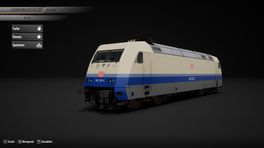 BR 101 in Beige-Blue "Bundesbahn" livery