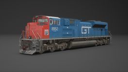 CN Heritage Unit #8952 in GT Livery