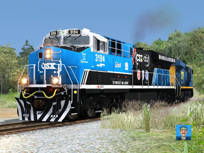 GE ES44AH CSX 3194 [SS Compatible] - Train Sim Community