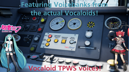 Class 350-4 TPWS voices replacement with Vocaloid characters.