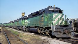 SS Narrow Font K3LA For the BN SD40-2