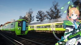 Class 377 Midori Train (Blue Archive)(Brighton Main Line)
