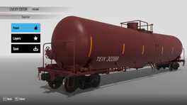 TEIX Red Tanker car
