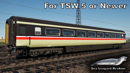 Mark 3a TSO - Unbranded Intercity Swallow
