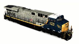 Clear Tracks GE ES44AH CSX 1776 [TSC Archives Collection]