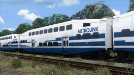 Metrolink Bombardier Bilevel Coaches + Cab Car