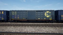 CSX boxcar, ex-Chessie