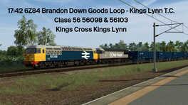 17:42 6Z84 Brandon Down Goods Loop - Kings Lynn T.C.