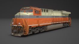 ES44AC Norfolk Southern Heritage Unit 8105 Interstate RR Livery