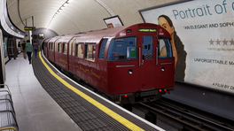 London Transport Train Red 1972 Stock