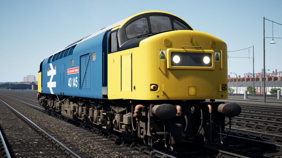 Class 40 No. 40145 'East Lancashire Railway' BR Large Logo Blue - Train ...