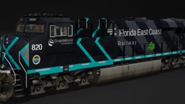 Florida East Coast Grupo México Paint Scheme