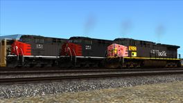 SP AC4400CW + Searchlight Simulations Headlight Flare Upgrade