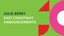 Julie Berry: East Coastway Announcements