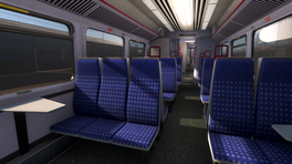 Class 166 - First Great Western interior 