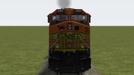 (Correct File This Time) Reuploaded BNSF Dash9-44cw Graffitied