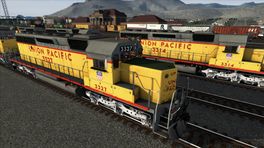 Union Pacific SD40-2 Green Nose
