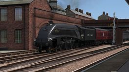LNER A4 in BR Unlined Black (Fictional)