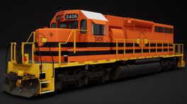 Blank G&W base locomotive