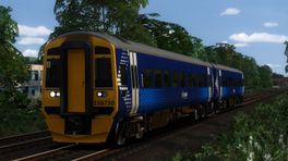 Class 158 ScotRail Branding Patch and Ex ScotRail