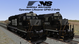 Norfolk Southern Operation Lifesaver GP40-2 Units
