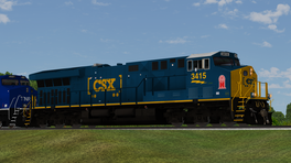 CSX ET44AH 3415 Georgia Railroad Emblem